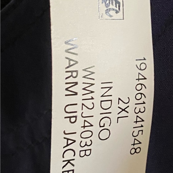 Scrubstar scrub/warm up jacket. Indigo. Size 2XL. - Picture 4 of 7